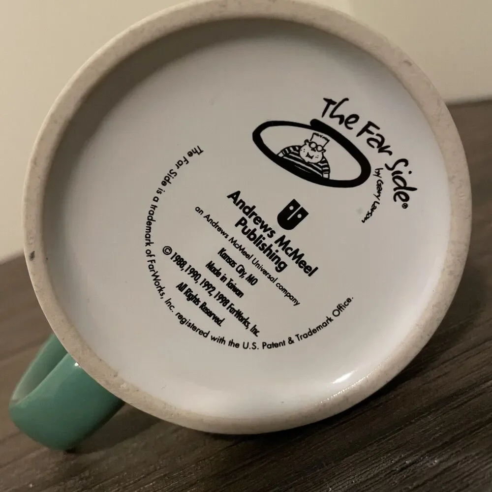 Vintage 1998 The Far Side - Coffee Mug - Dumb‎ Bunny Smart Ass - By Gary Larson